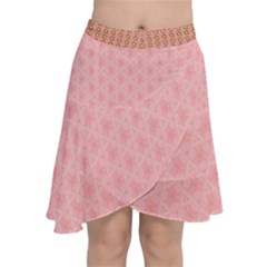 Chiffon Wrap Front Skirt 