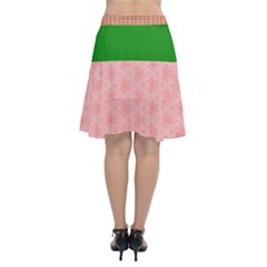 Chiffon Wrap Front Skirt 