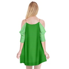 Cutout Spaghetti Strap Chiffon Dress 