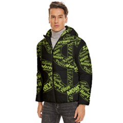 Men s Hooded Quilted Jacket 