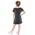 Kids  Short Sleeve Velvet Dress 