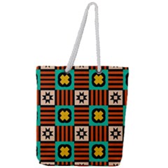 Full Print Rope Handle Tote (Large) 