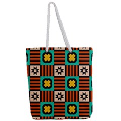 Full Print Rope Handle Tote (Large) 