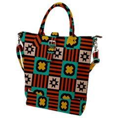 Buckle Top Tote Bag 