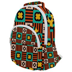 Rounded Multi Pocket Backpack 