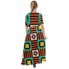 Waist Tie Boho Maxi Dress 