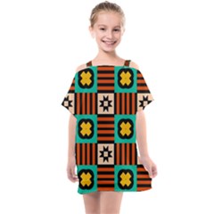 Kids  One Piece Chiffon Dress 