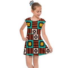 Kids  Cap Sleeve Dress 