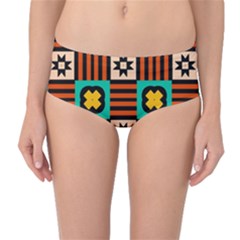 Mid-Waist Bikini Bottoms 