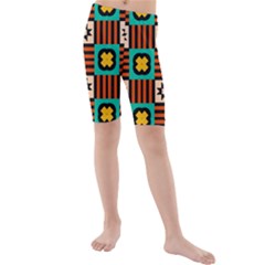 Kids  Mid Length Swim Shorts 