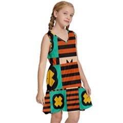 Kids  Sleeveless Tiered Mini Dress 