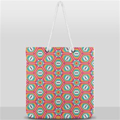 Full Print Rope Handle Tote (Large) 