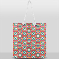 Full Print Rope Handle Tote (Large) 