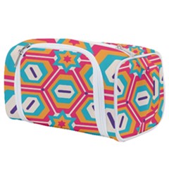 Hexagons and stars pattern                                                             Toiletries Pouch from ArtsNow.com