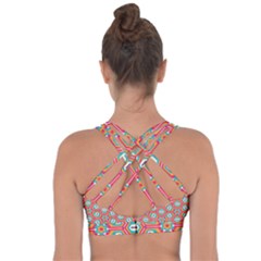 Cross String Back Sports Bra 