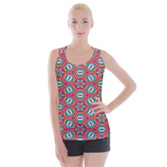 Hexagons and stars pattern                                                               Criss cross Back Tank Top from ArtsNow.com