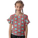 Hexagons and stars pattern                                                    Kids  Cut Out Flutter Sleeves