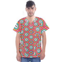 Men s V-Neck Scrub Top 