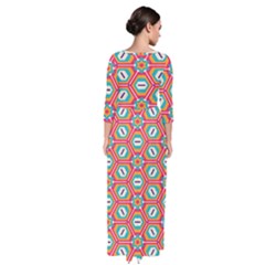 Quarter Sleeve Maxi Dress 