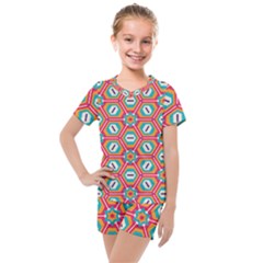 Kids  Mesh T-Shirt and Shorts Set 