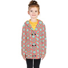 Kids  Double Breasted Button Coat 