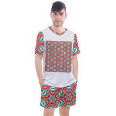 Men s Mesh T-Shirt and Shorts Set 