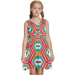 Kids  Sleeveless Tiered Mini Dress 