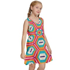 Kids  Sleeveless Tiered Mini Dress 