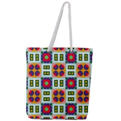 Full Print Rope Handle Tote (Large) 