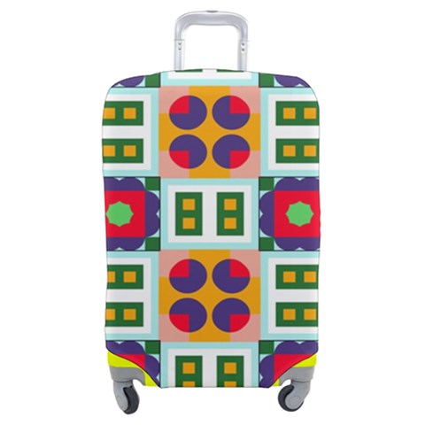 Shapes in shapes 2                                                             Luggage Cover (Medium) from ArtsNow.com