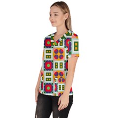 Women s V-Neck Scrub Top 