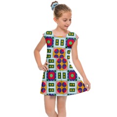 Kids  Cap Sleeve Dress 