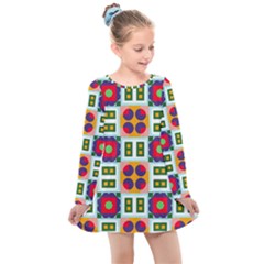 Kids  Long Sleeve Dress 