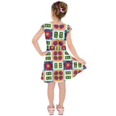 Kids  Short Sleeve Dress 