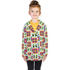 Kids  Double Breasted Button Coat 