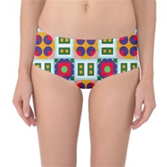 Mid-Waist Bikini Bottoms 