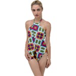 Shapes in shapes 2                                                               Go with the Flow One Piece Swimsuit