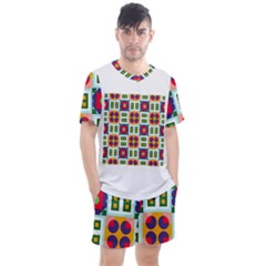 Men s Mesh T-Shirt and Shorts Set 