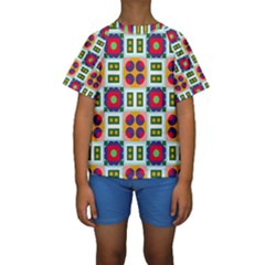 Kids  Short Sleeve Swimwear 