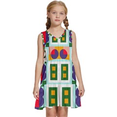 Kids  Sleeveless Tiered Mini Dress 