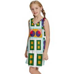 Kids  Sleeveless Tiered Mini Dress 