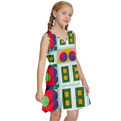 Kids  Sleeveless Tiered Mini Dress 