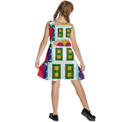 Kids  Sleeveless Tiered Mini Dress 