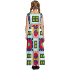 Kids  Satin Sleeveless Maxi Dress 