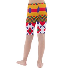 Kids  Mid Length Swim Shorts 