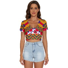 V-Neck Crop Top 