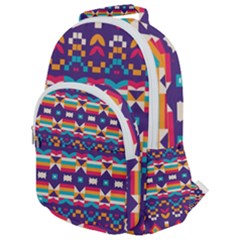 Rounded Multi Pocket Backpack 