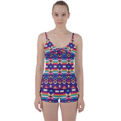 Tie Front Two Piece Tankini 