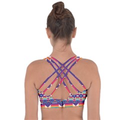 Cross String Back Sports Bra 