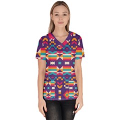 Women s V-Neck Scrub Top 